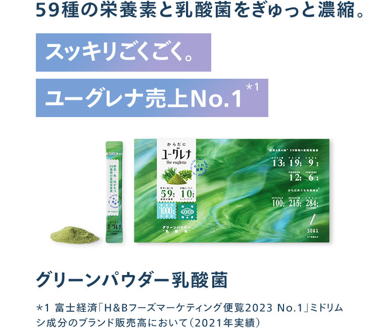 グリーンパウダー乳酸菌