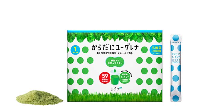 からだにユーグレナ グリーンパウダー 乳酸菌 1week