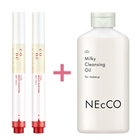 CONC ブライトインジェクション（2.5mL）2本+ネッコ　クレンジングミルクオイル（80mL）