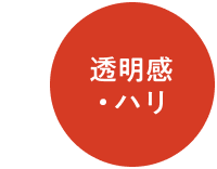 透明感・ハリ