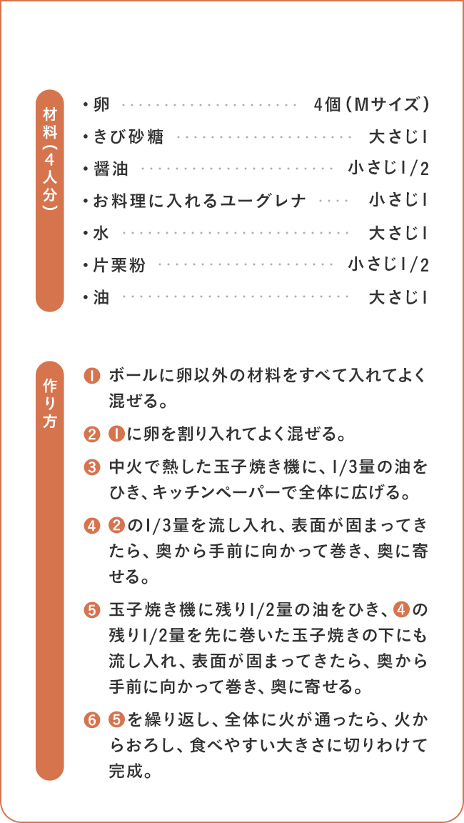 卵焼きに入れるだけ